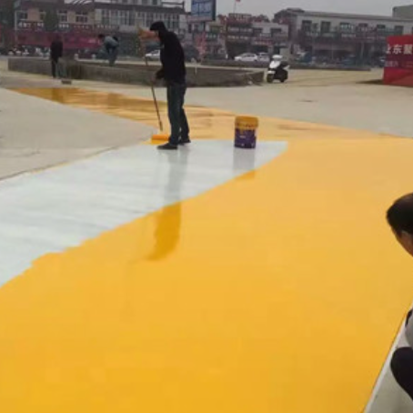 武清彩色路面喷涂翻新的使用寿命多长